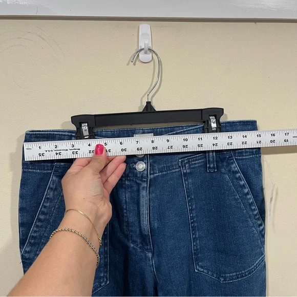 NWT Anthropologie The Naomi High-Rise Wide-Leg Jeans by Maeve size 28 petite - Picture 10 of 14